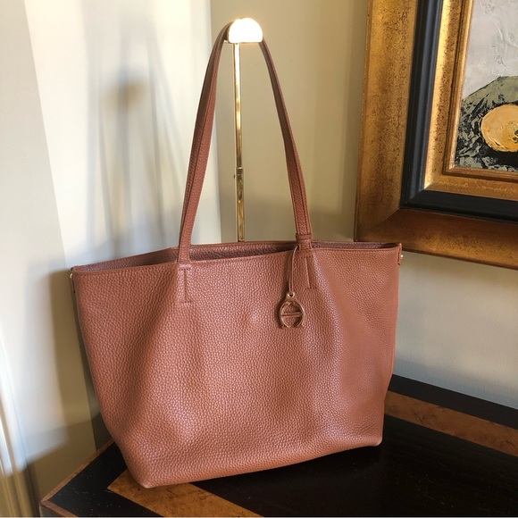 Etienne Aigner Bags Etienne Aigner Pebbled Leather Large Tote